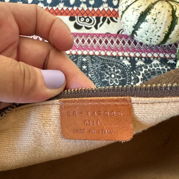 Etro Milano Paisley Cosmetic Pouch Clutch, Vintage, Coated Canvas, EUC - Picture 10 of 11